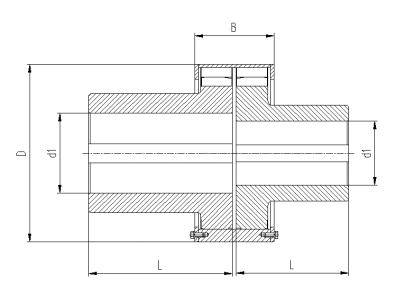 彈性柱銷(xiāo)齒式聯(lián)軸器尺寸